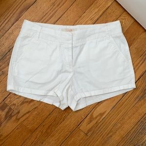 J.Crew White Chino Shorts (Broken-in Style)